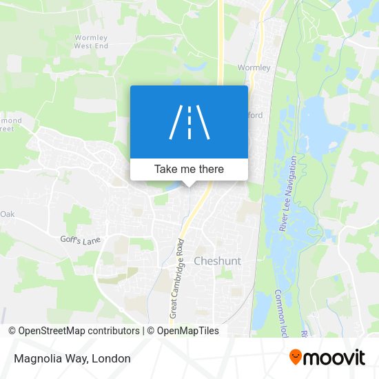 Magnolia Way map