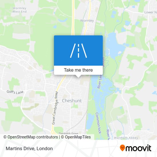 Martins Drive map