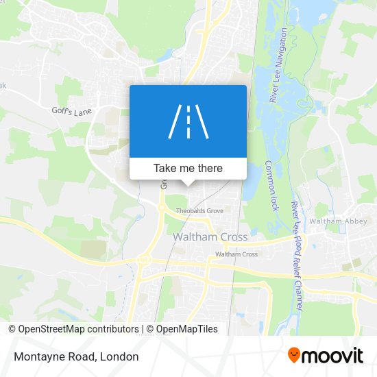 Montayne Road map
