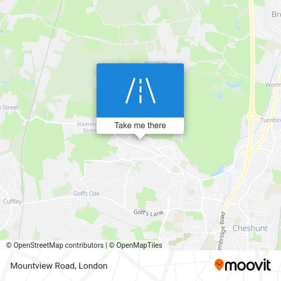 Mountview Road map