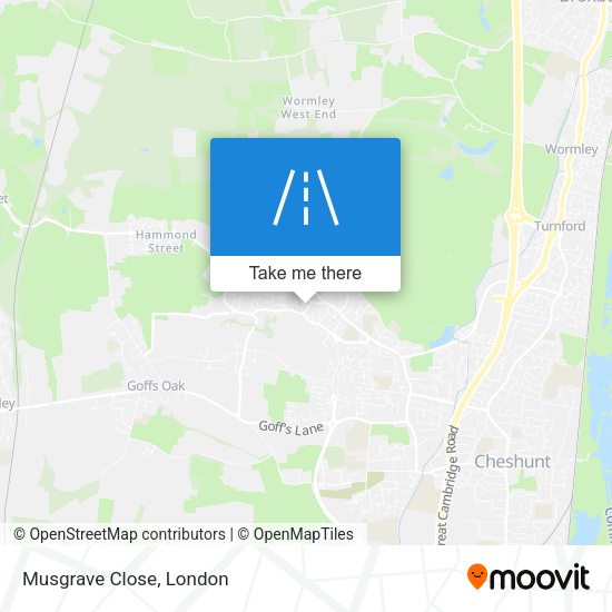 Musgrave Close map