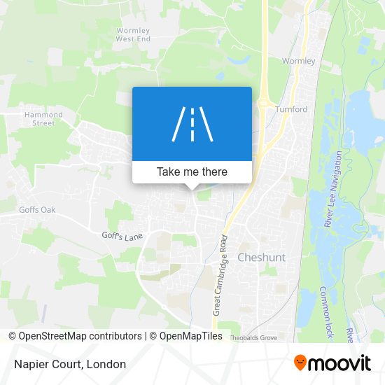 Napier Court map