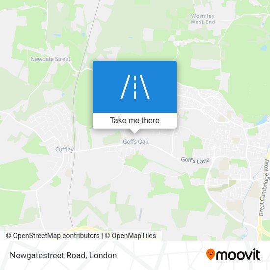Newgatestreet Road map
