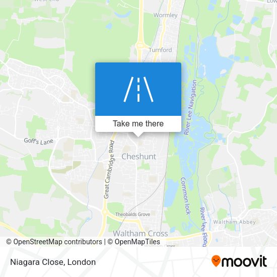 Niagara Close map