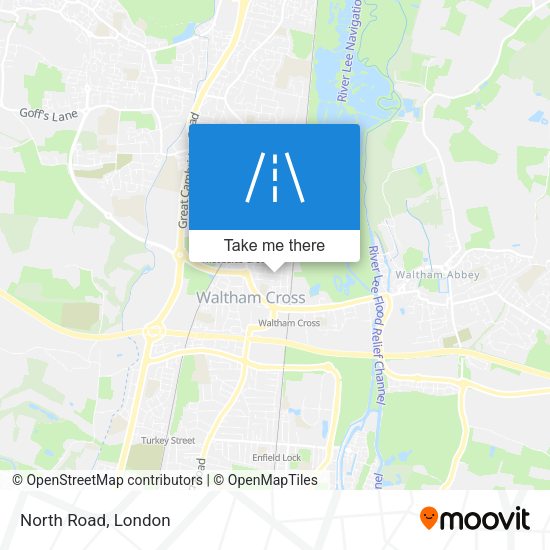 North Road map