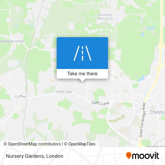 Nursery Gardens map