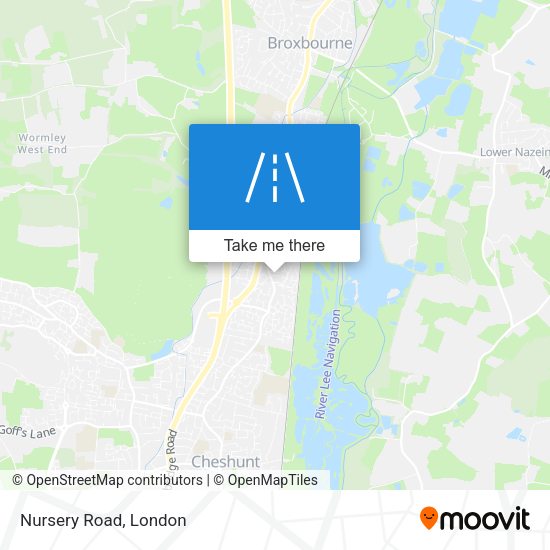 Nursery Road map
