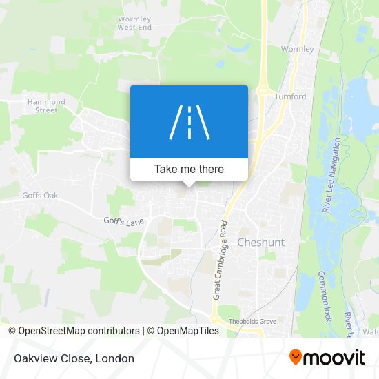 Oakview Close map