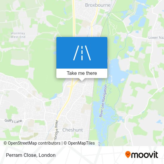 Perram Close map