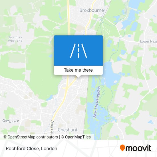 Rochford Close map
