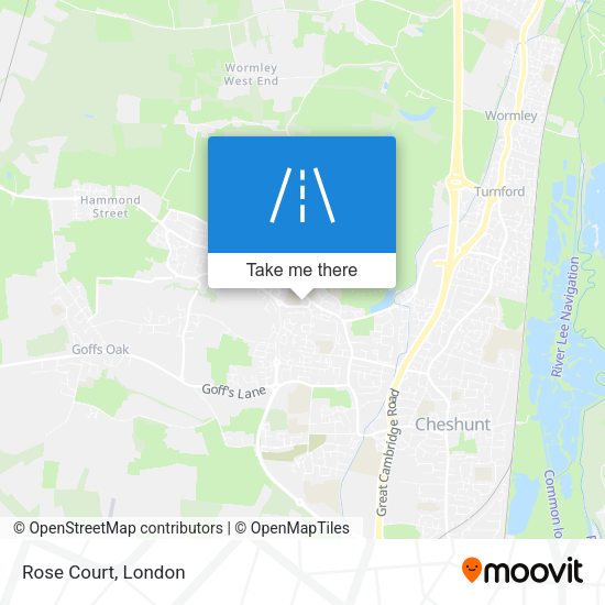 Rose Court map