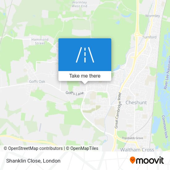 Shanklin Close map