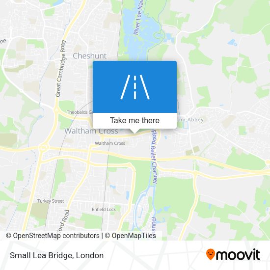 Small Lea Bridge map