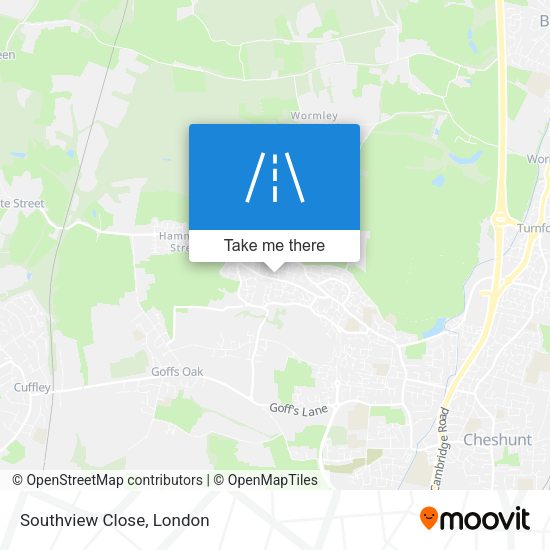 Southview Close map