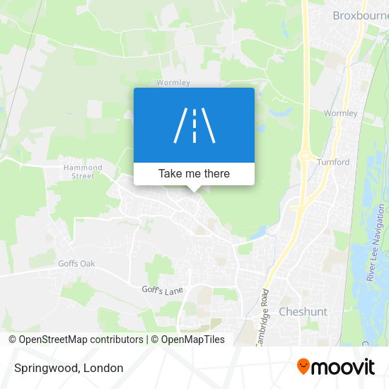 Springwood map