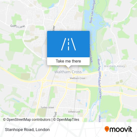 Stanhope Road map