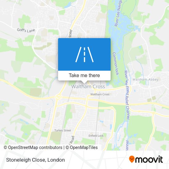 Stoneleigh Close map