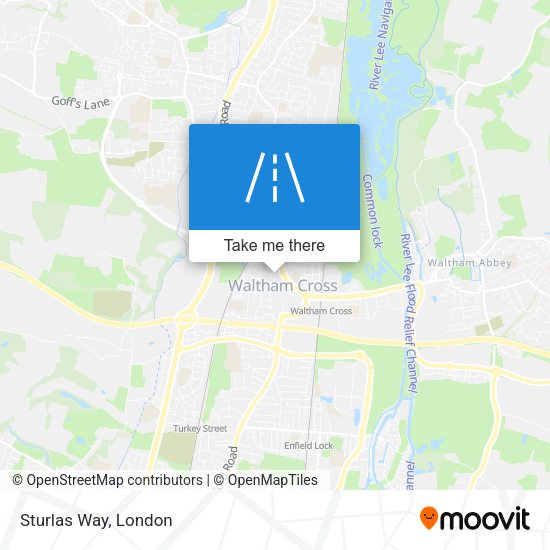 Sturlas Way map