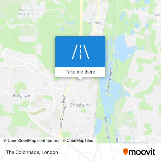 The Colonnade map