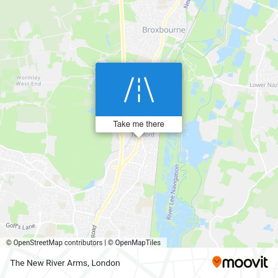The New River Arms map