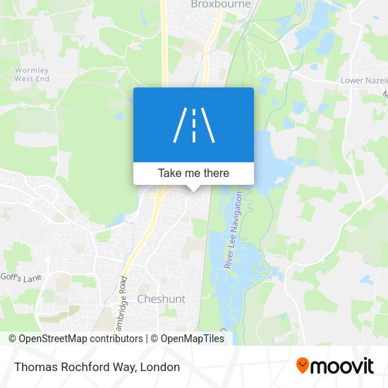 Thomas Rochford Way map