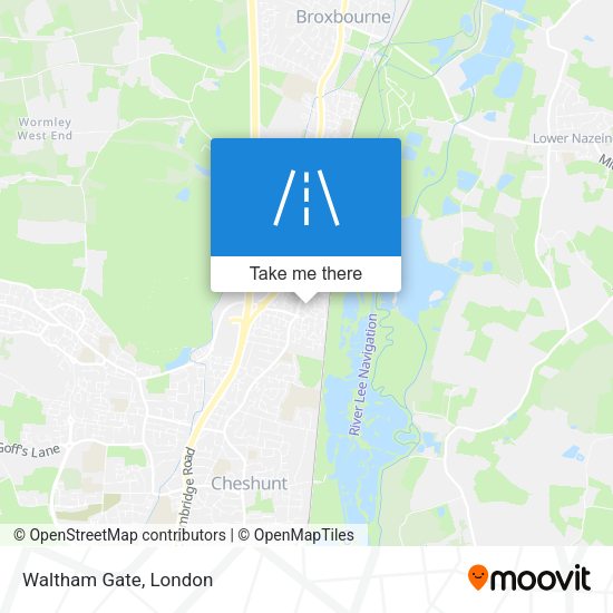 Waltham Gate map