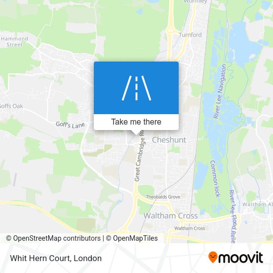 Whit Hern Court map