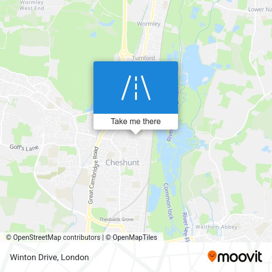 Winton Drive map