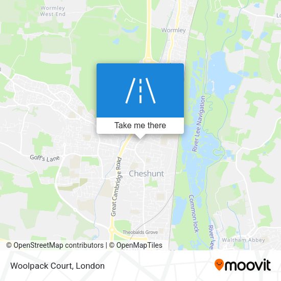 Woolpack Court map