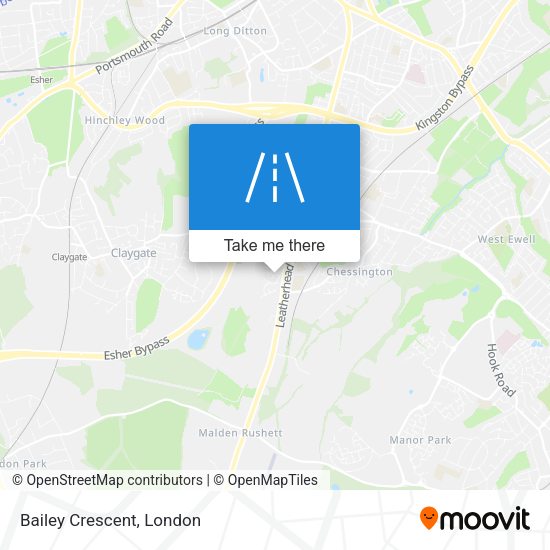 Bailey Crescent map