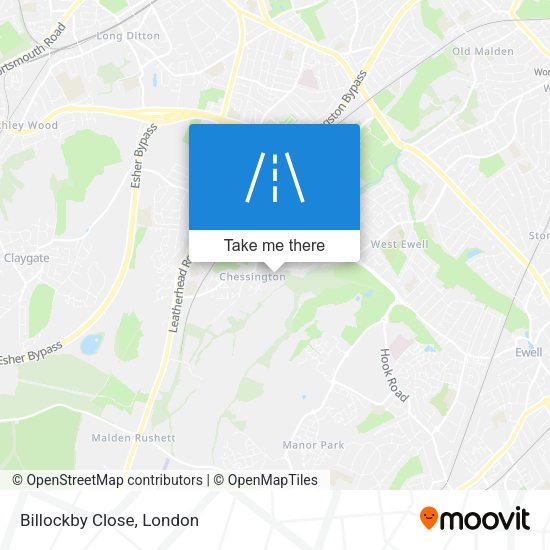 Billockby Close map