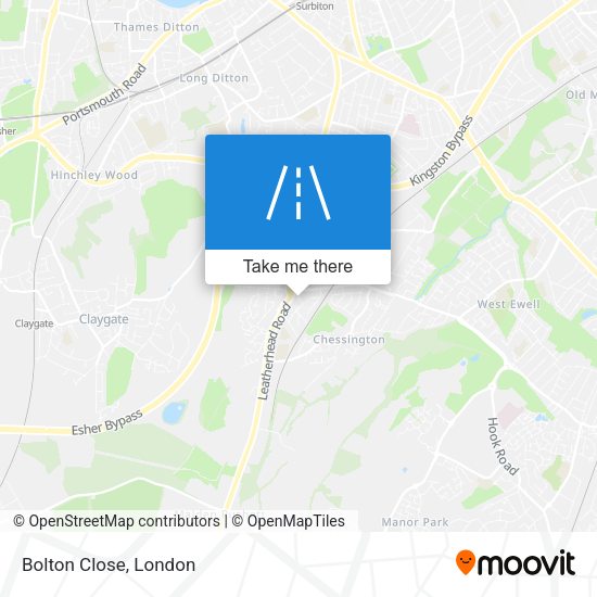 Bolton Close map
