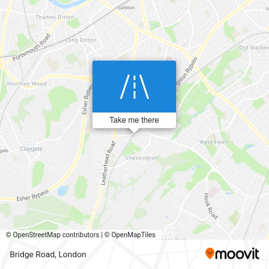 Bridge Road map