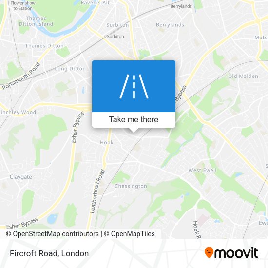 Fircroft Road map