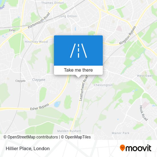 Hillier Place map
