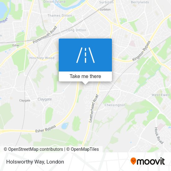 Holsworthy Way map