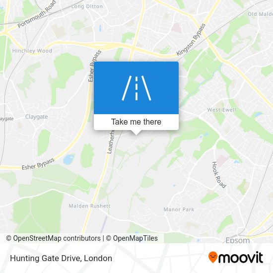 Hunting Gate Drive map