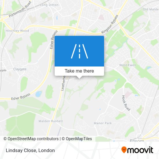Lindsay Close map