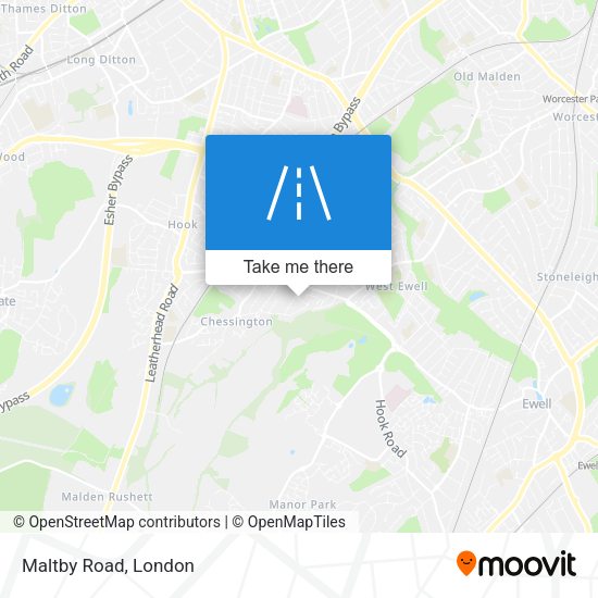 Maltby Road map