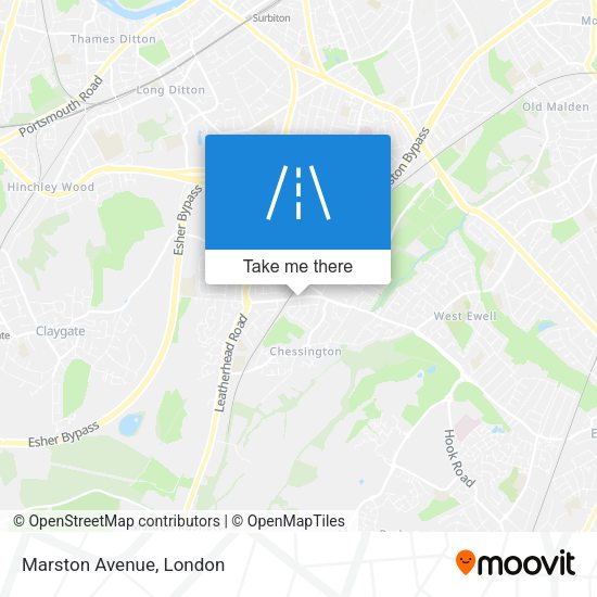 Marston Avenue map