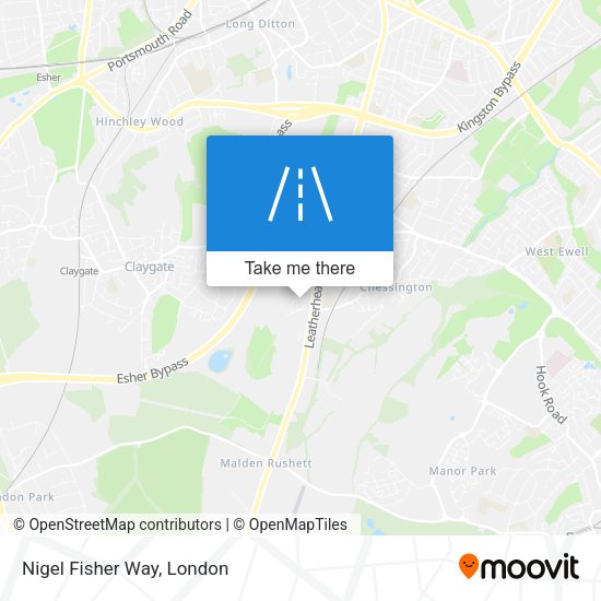 Nigel Fisher Way map