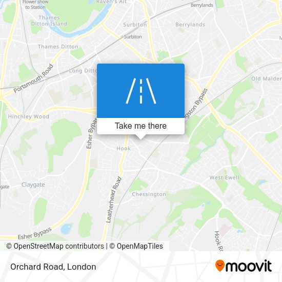 Orchard Road map