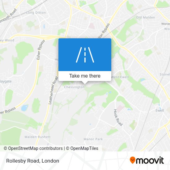 Rollesby Road map