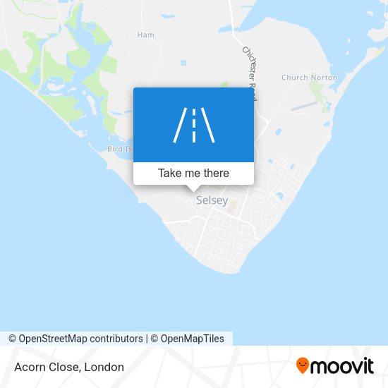 Acorn Close map