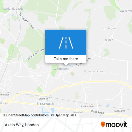 Akela Way map