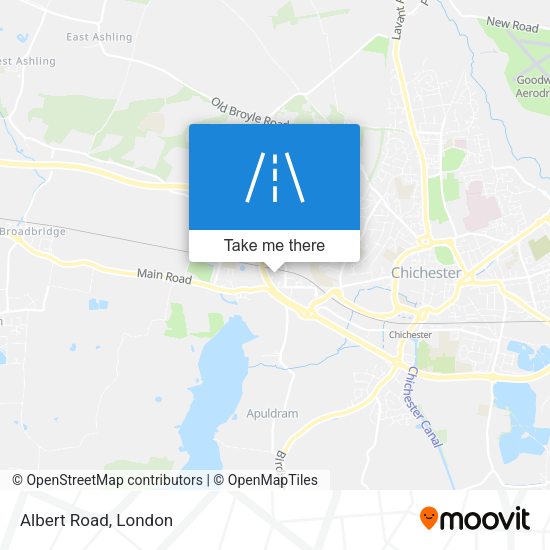 Albert Road map