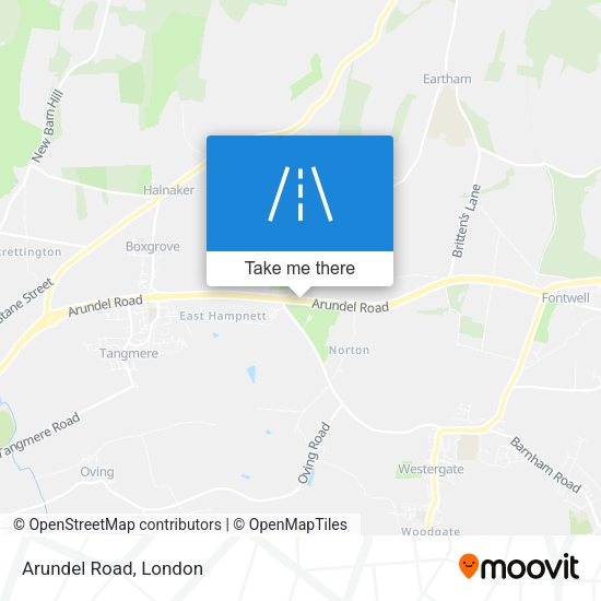 Arundel Road map