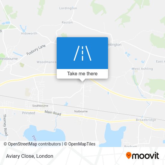 Aviary Close map