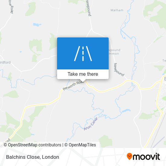 Balchins Close map