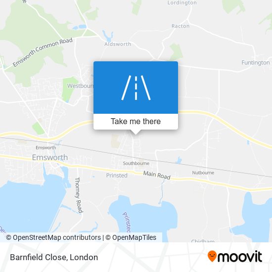 Barnfield Close map